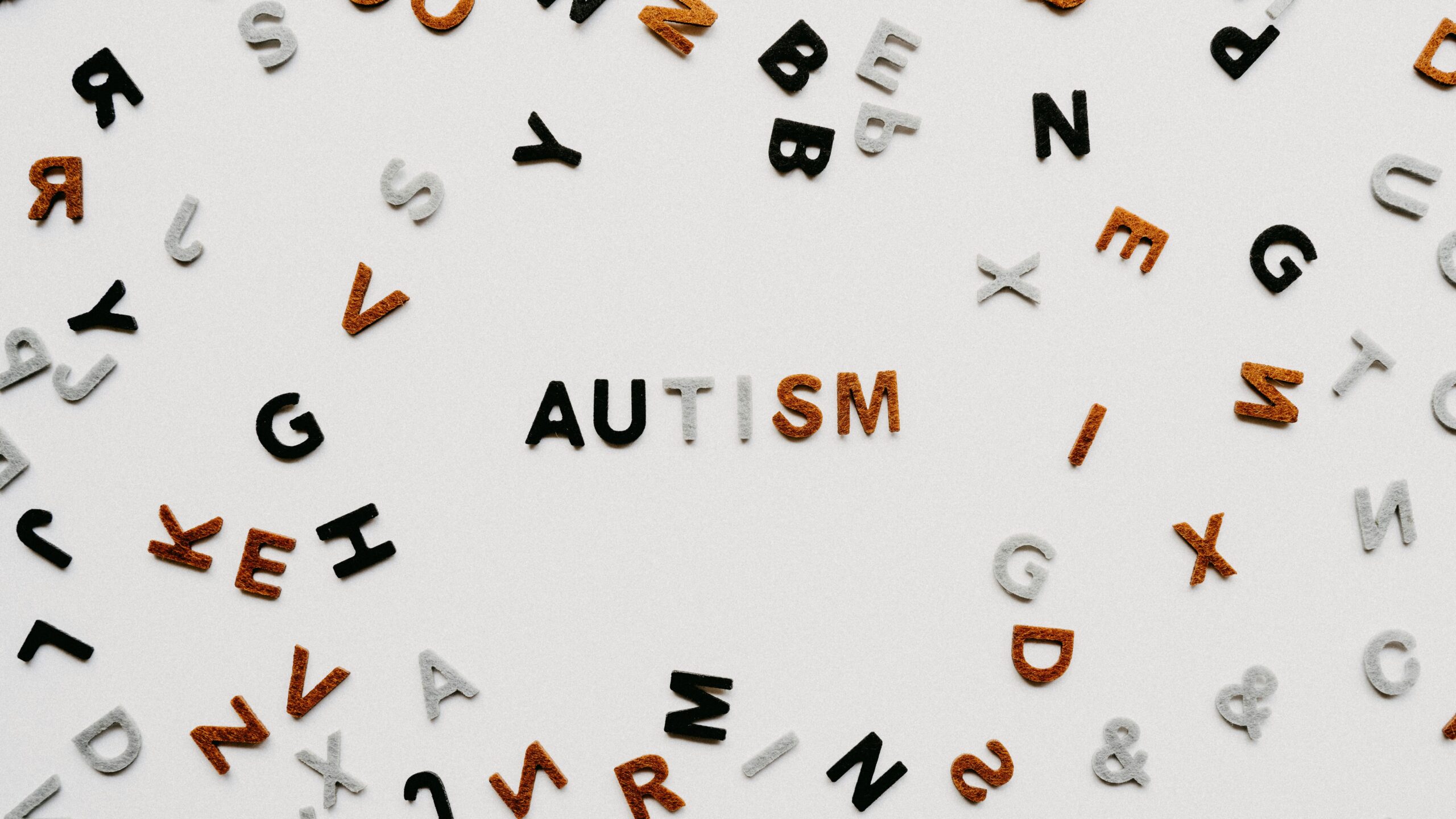 Autism spelled out in letters