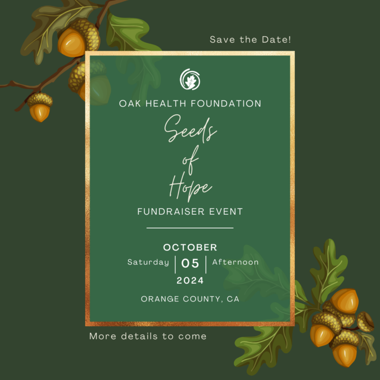 Seeds of Hope Fundraiser Event taking place Sunday, October 5, 2024 in the afternoon in Orange County, California